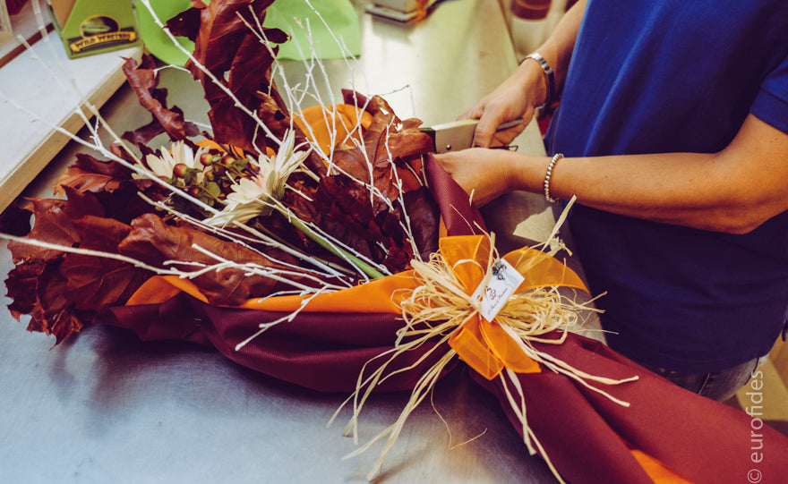 Nastri per bouquet autunnali