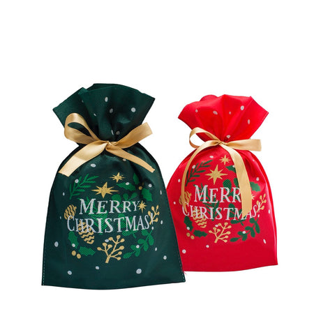 Sacchetti TNT con Stampa Merry Chirstmas