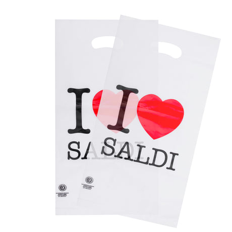 Shopper Plastica I Love Saldi