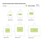 Buste Shopper Carta Verde Scuro Personalizzabile