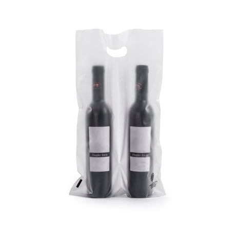 Shopper Plastica Wine Trasparente