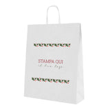 Shopper Christmas Frame Personalizzate Maniglia Piattina