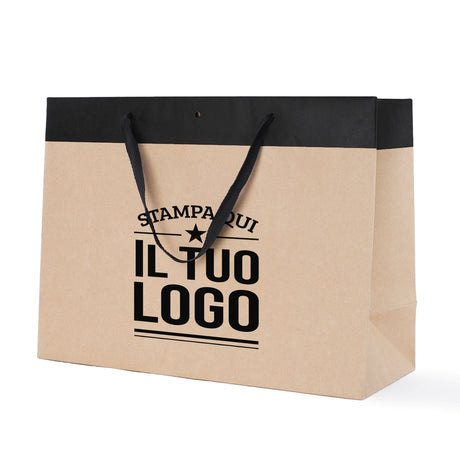 Shopper Cart Kraft Chic Personalizzabile