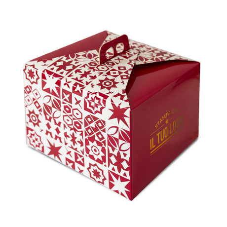 Portapanettone Maioliche Basso Personalizzabile1kg