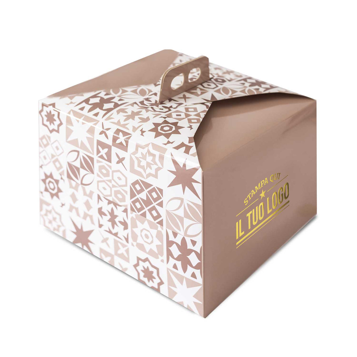 Portapanettone Maioliche Basso Personalizzabile1kg