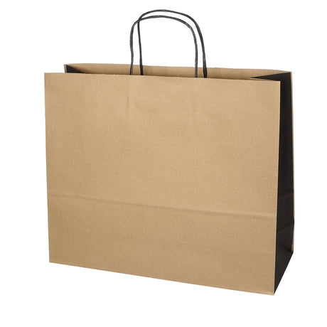 Shopper Carta Eco Bicolor Avana