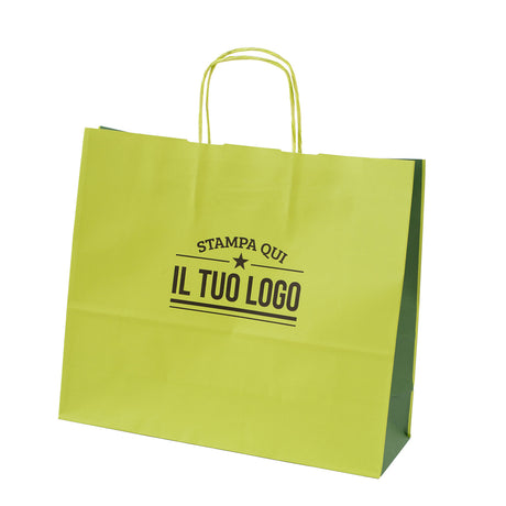 Shopper Carta Bicolor Personalizzate