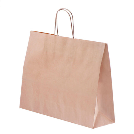 Shopper Carta Kraft cordino Avana