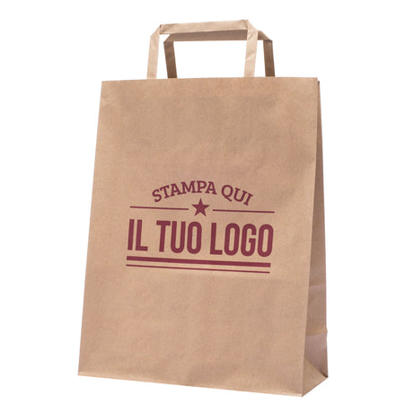 Shopper Carta Riciclata Piattina Personalizzabili