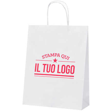 Buste Shopper Carta Riciclata con Cordino