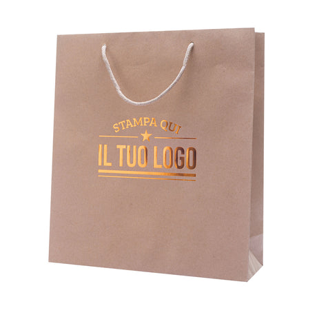 Shopper Carta Lusso Boutique Personalizzabile