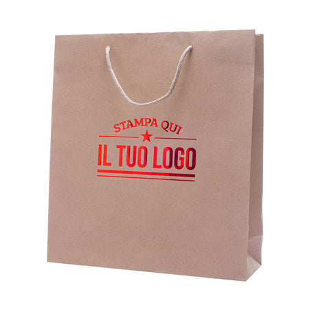 Shopper Carta Lusso Boutique Personalizzabile