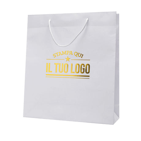 Shopper Carta Lusso Boutique Personalizzabile