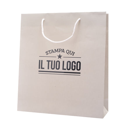 Shopper Carta Lusso Boutique Personalizzabile