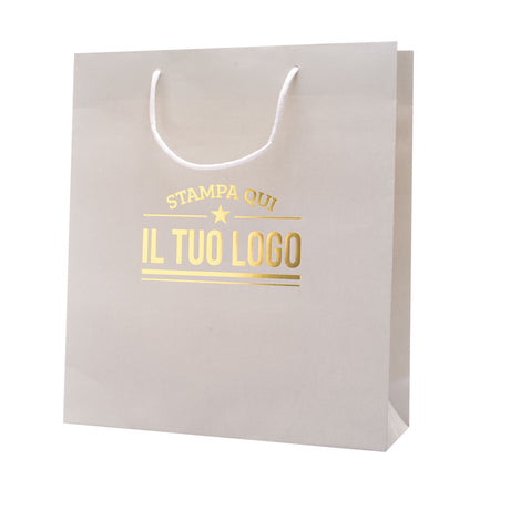 Shopper Carta Lusso Boutique Personalizzabile