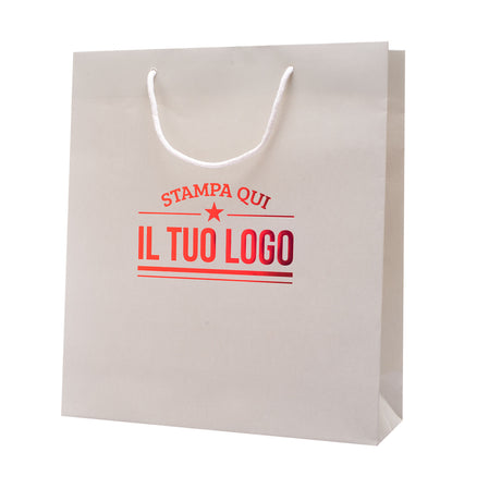 Shopper Carta Lusso Boutique Personalizzabile