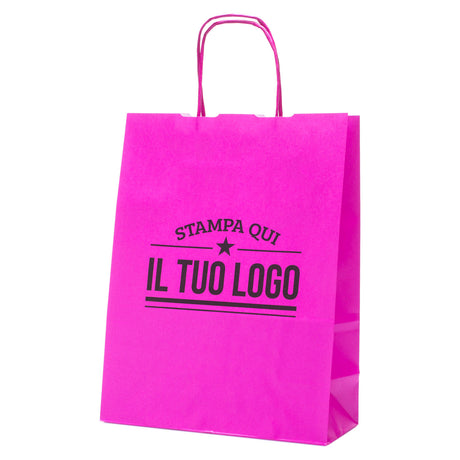 Shopper Carta Fucsia Personalizzabile