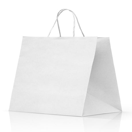 Shopper Take Away Manico Cordino Bianco