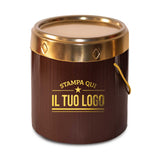 Portapanettone Retrò Basso 1 KG Personalizzabile